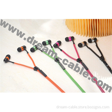 Noise Isolating Zipper Earphone for iPhone 5s